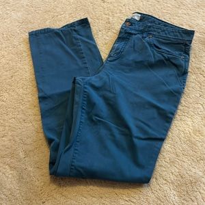 Teal Talbots Straight Leg pants
